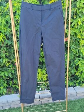 American Tall Women's Black Tailored Trousers - Chinos Slim Tapered Fit 10T